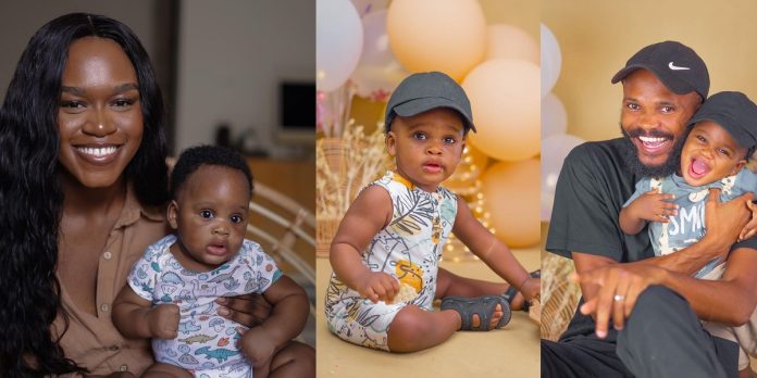 Comedian, Maraji celebrates son’s first birthday with adorable photos and videos