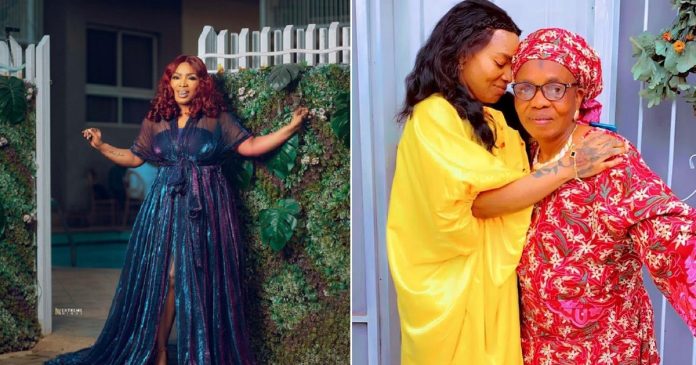 Halima Abubakar appreciates her mother for taking care of her with a heartfelt note