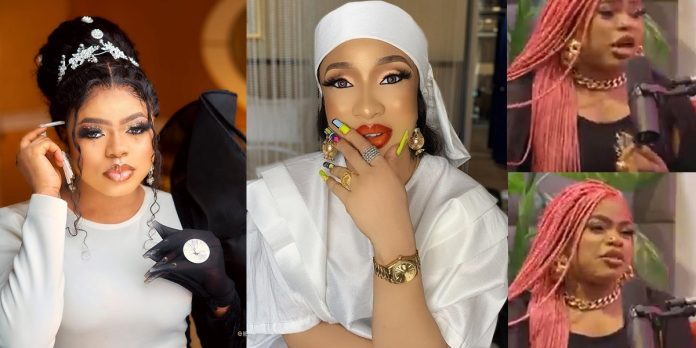 “I miss my friendship with Tonto so much” – Bobrisky says as he speaks on fall out with Tonto Dikeh (Video)