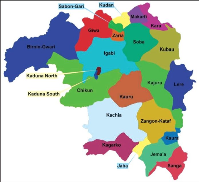 kaduna state map