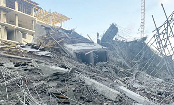 seven storey collapse