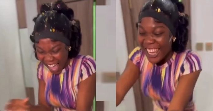 Lady excited after getting landed property from her grandma as birthday gift (Video)