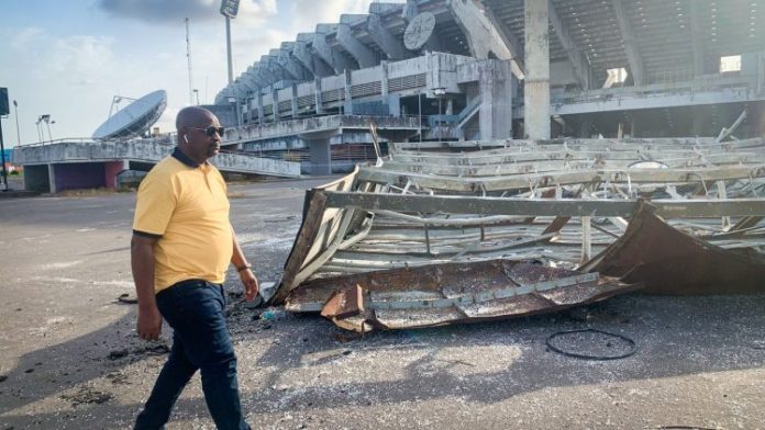 Sports minister National stadium