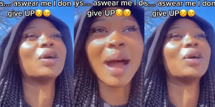 “There’s no work in the  UK” – Lady expresses regret after relocating for greener pastures (Video)