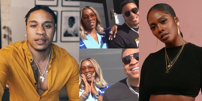 “We’ve been holding this secret for so long” — Singer Rotimi says as he reveals family connection with Tiwa Savage (Video)