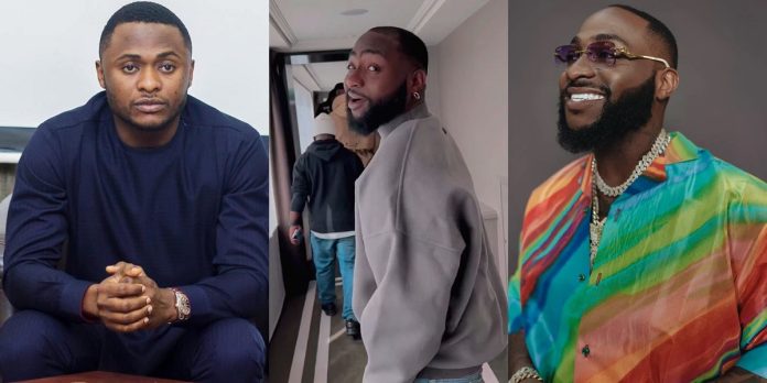 “You and famzing” – Netizen slams Ubi Franklin as he links up with Davido, he reacts (Video)