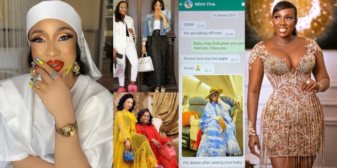 “You are a demon” – Actress, Tonto Dikeh drags celebrity stylist, Medlin Boss over alleged affair with best friend’s husband