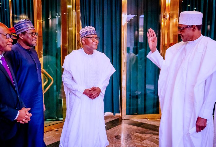 Dangote visits Buhari 5