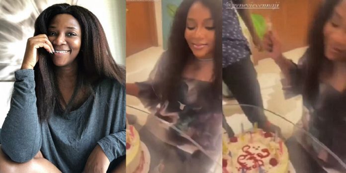 Actress, Genevieve Nnaji celebrates 44th birthday with her friends and loved ones (video)