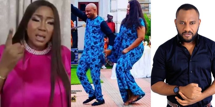 “God loves me so much, he fights all my battles” – Judy Austin brags about God’s love, weeks after husband, Yul Edochie lost his first son (video)