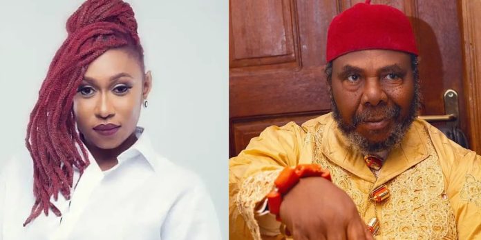 “He forced me to give him ‘osiba’, which is against my tradition” – Singer, Cynthia Morgan shares encounter with veteran actor, Pete Edochie