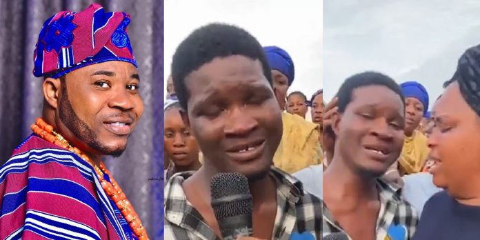 “I know I offended him, he should forgive me wherever he is” – Actor Murphy Afolabi’s son breaks down at his funeral (Video)