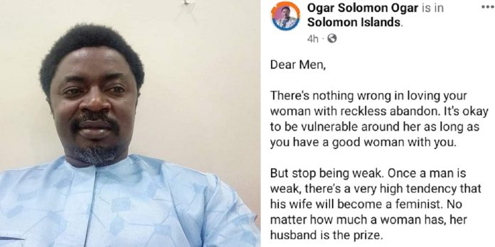 “If she can’t submit to you, tell her another wife is coming” – Nigerian journalist advises men
