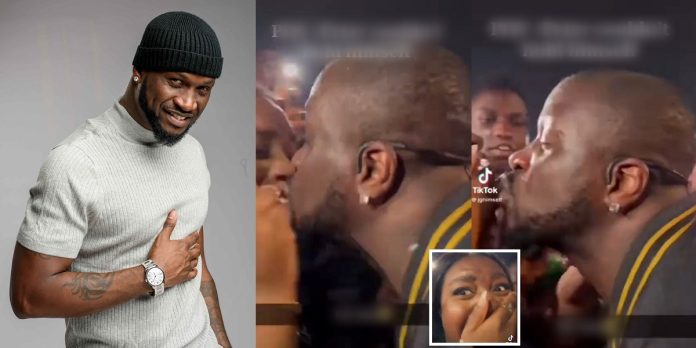 Peter Okoye reacts