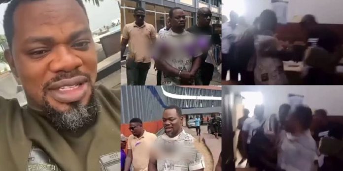 Moment actress, Empress Njamah’s ex-fiancé got physical with journalist during arraignment (Video)