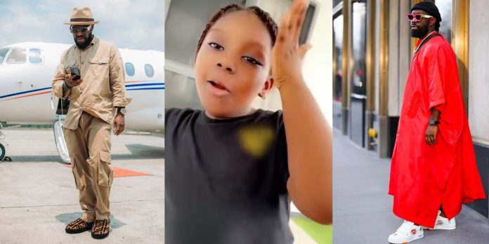 Singer Timaya's daughter reveals