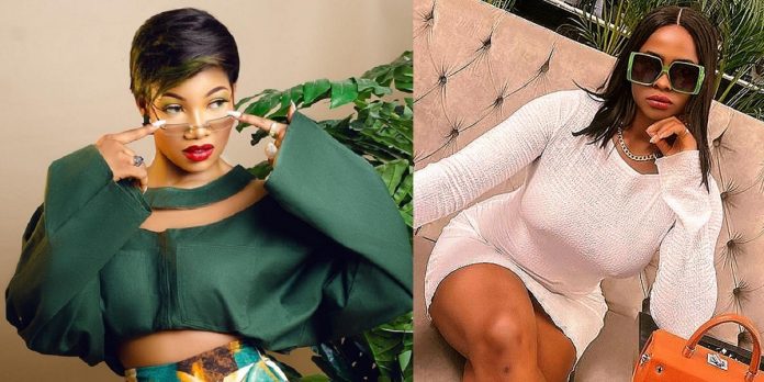 Reality TV star, Tacha reacts after being called out by colleague, Ella