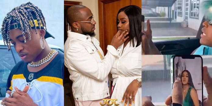 Singer, Davido reacts after Cheque tendered public apology for ‘disrespecting’ his wife, Chioma in viral video (Watch)