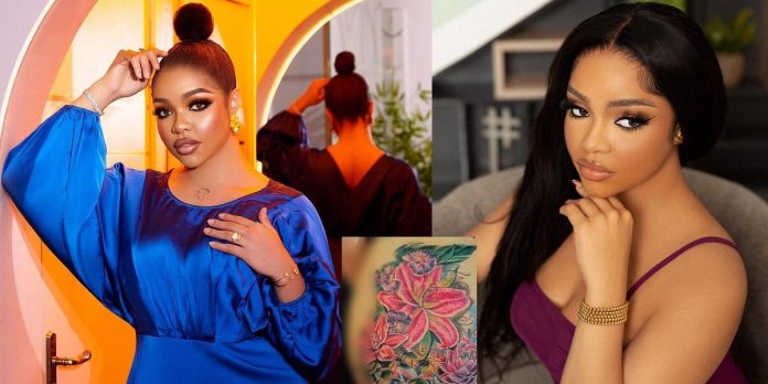 BBNaija star, Nengi replies those criticizing her new tattoo