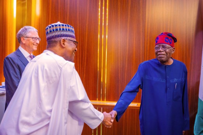 Dangote, Bill Gates meet Tinubu in Aso Rock