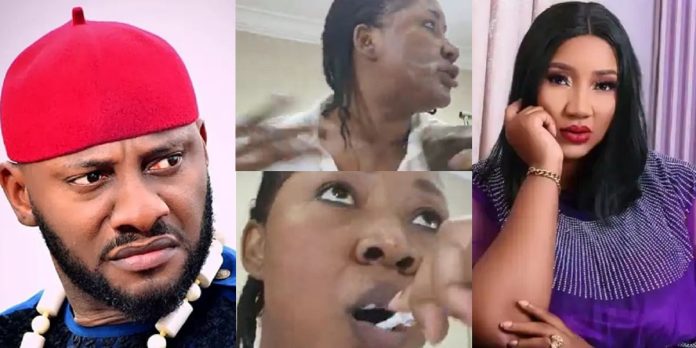 “E don turn season film” – Fans reacts as actor, Yul Edochie shares video of fresh ‘argument’ with second wife, Judy (Watch)