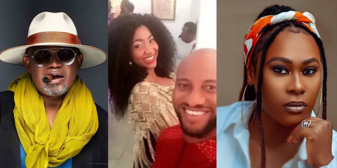 “What’s really going on ?” – Paul O, Uche Jombo, Adaora Ukoh, others react to colleague, Yul Edochie’s latest video with second wife, Judy