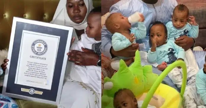 Woman breaks Guinness World Records after giving birth to 9 babies at once