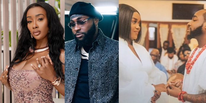 “Would you have married Chioma if your child didn’t d!e? You called her manic” – Anita Brown tackles Davido, drags him to filth.