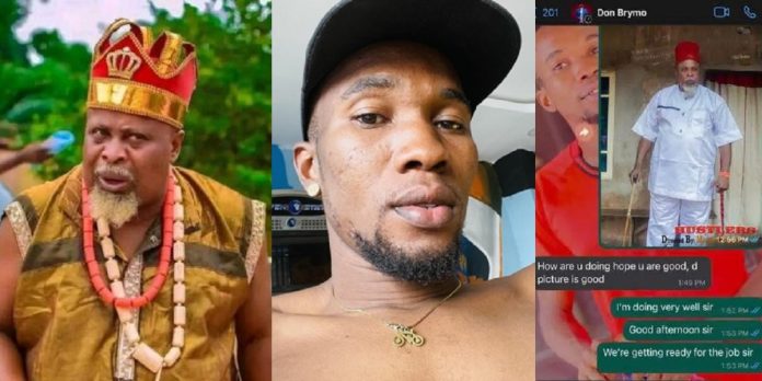 “You promised to be there for me” – Man in tears as he shares his last WhatsApp chat with late actor, Don Brymo