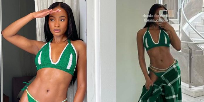 Billionaire daughter, Temi Otedola breaks the internet with her sexy bikini photos