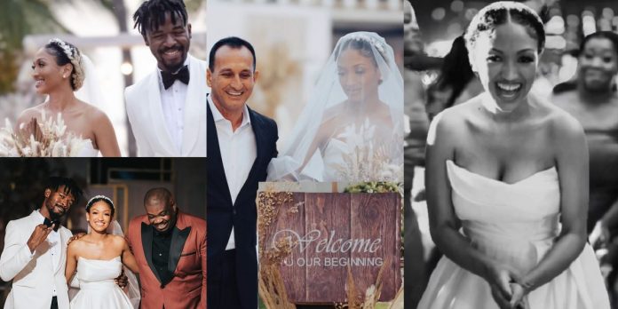 Checkout more photos from singer, Johnny Drille’s secret wedding to Rima Tahini