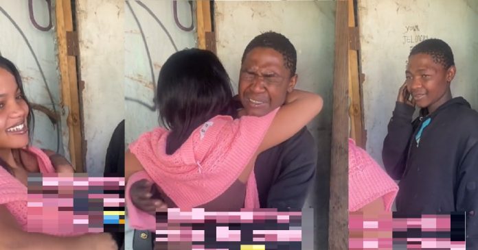 Emotional moment twins reunited years after they got separated (Video)