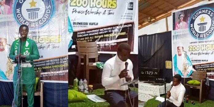 GWR: Nigerian man begins 200-hour sing-a-thon in Lagos (video)