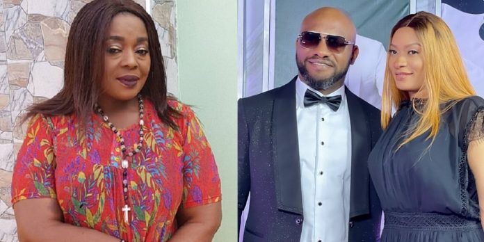 “God knows best” – Actress, Rita Edochie speaks amid Yul Edochie and first wife, May’s divorce rumours