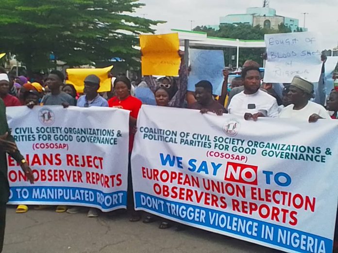 Pro-Tinubu protesters