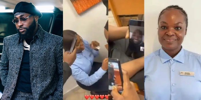 “I’m overwhelmed” – Hotel staff who returned $70K thanks Davido as he reaches out to her (Video)