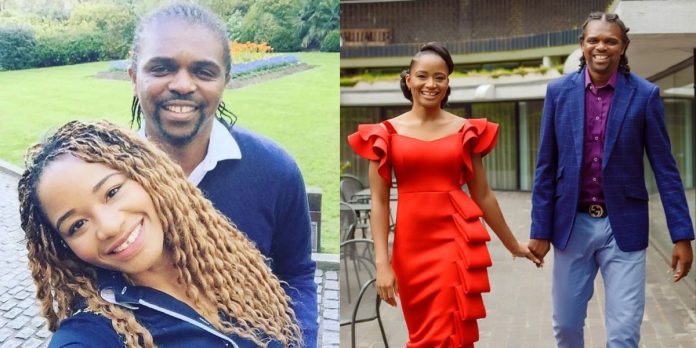 Kanu Nwankwo and wife Amara celebrate