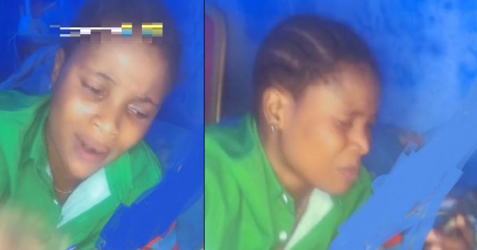 Lady rains curse on boyfriend for dumping her after getting her pregnant (Video)