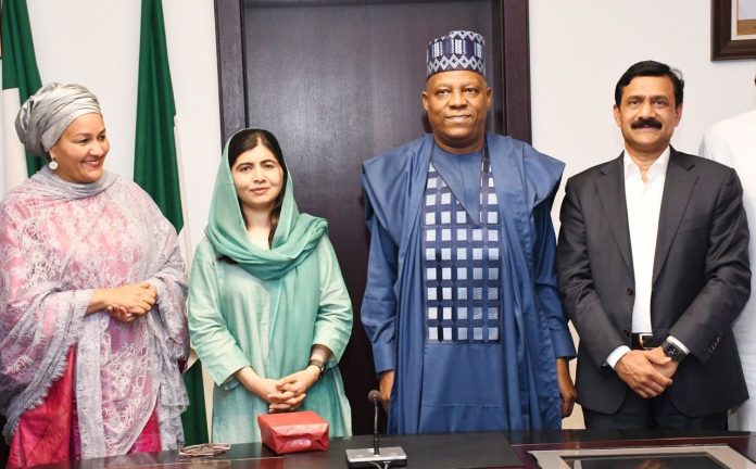 Malala Yousafzai visits Shettima, calls for girl-child education