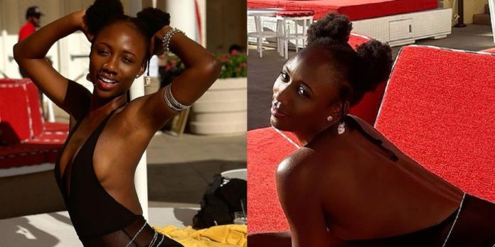 “My nya.sh has gotten bigger” – Dancer, Korra Obidi gushes as she puts bum on display in kinky swimsuit (Photos/Video)