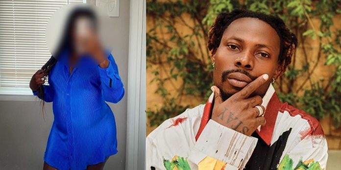 Nigerian lady tearfully calls out Asake, blames him for her getting pregnant