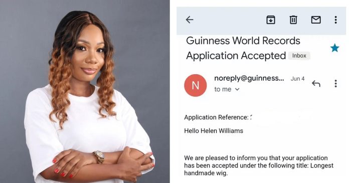 Nigerian wig-maker fixes date to break guinness world record for longest handmade wig