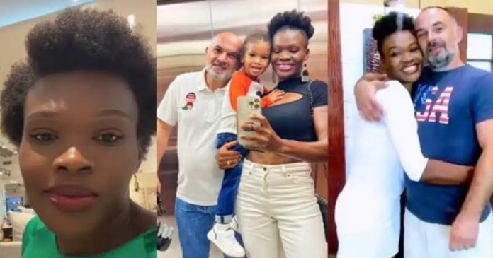 Nigerian woman shares how she overcame JAMB failure to study abroad and marry a white man (Video)