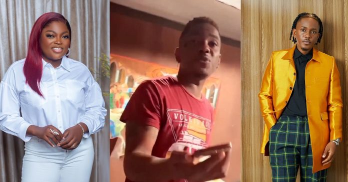 “Stop this dirty attitude” – Funke Akindele confronts Timini Egbusun on movie set(Video)