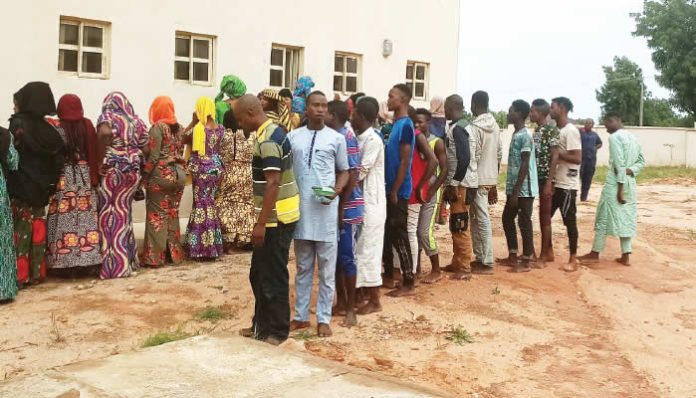 dancing Gombe youths