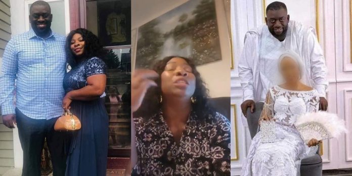 US-based Liberian woman calls out her husband of 19 years for secretly marrying another wife in Africa (Video)