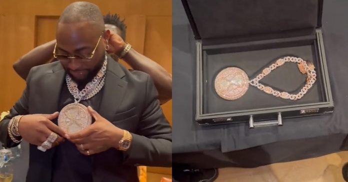 Davido splashes N577M to acquire ‘Timeless’ diamond pendant