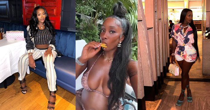 Davido’s alleged side chic, Anita Brown tenders apology as she flaunts baby bump (Video)