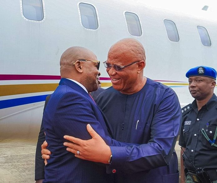 Udom Emmanuel and Gov Umo Eno