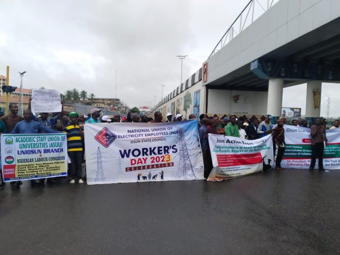 protest in Osogbo, Osun State 1